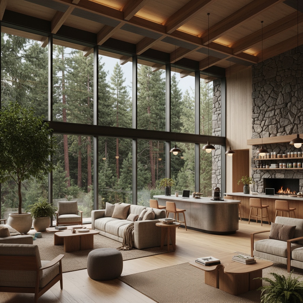 Interior of a Rangeway driver's lounge with warm lighting and premium seating