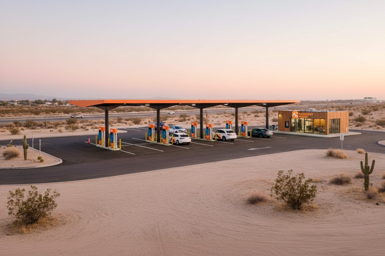 Waystation in the Joshua Tree light